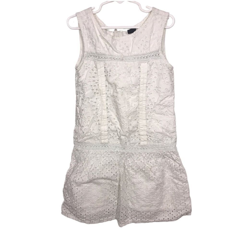 Gap White Eyelet Lace Dress